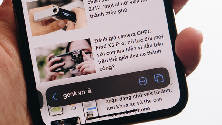 Trình duyệt Safari trên iOS 15